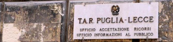 Il Tar di Lecce valuta il ricorso di Pino Pulito Il Tar di Lecce valuta il ricorso di Pino Pulito