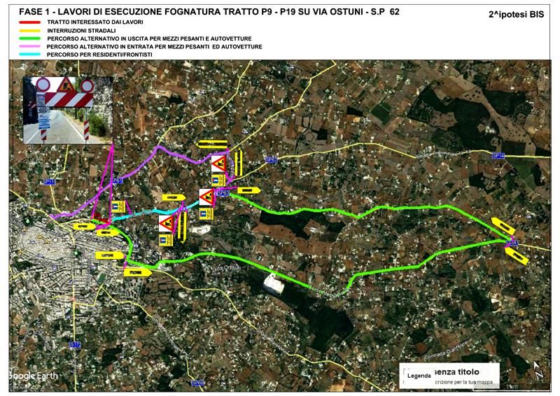 Per un mese interdetto il primo tratto di via Ostuni Per un mese interdetto il primo tratto di via Ostuni