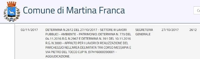 Parcheggio di via del Tocco: firmato il contratto Parcheggio di via del Tocco: firmato il contratto